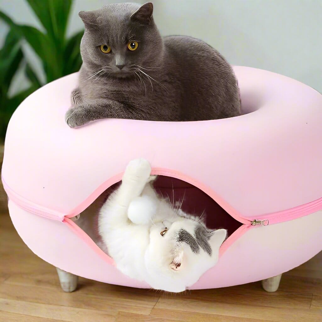 Lit pour Chat - Chat-Condo™ Rose jeux