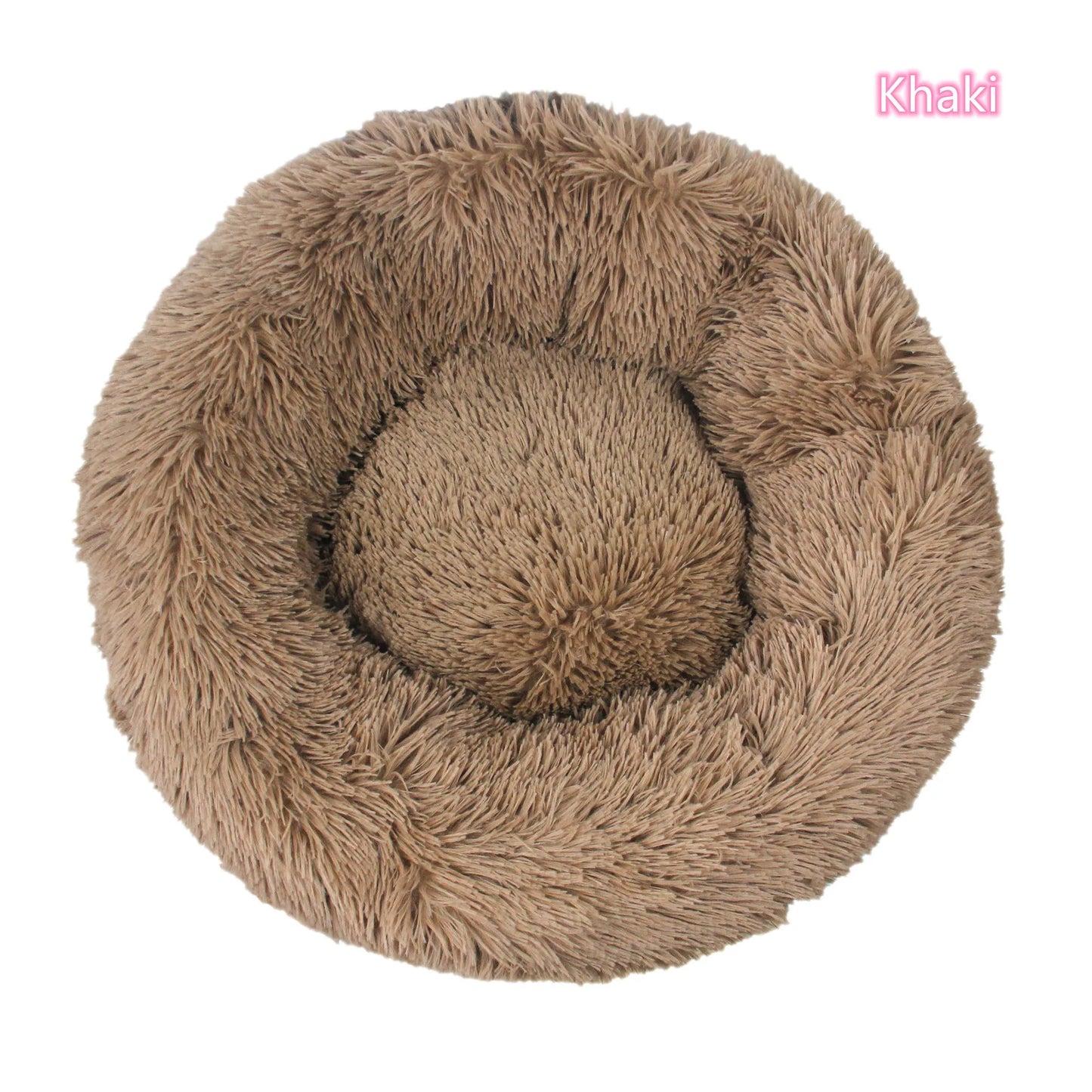 Coussin lit pour chat kaki douillet