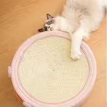 Griffoir pour chat avec gratte - roche rond pour sa santé