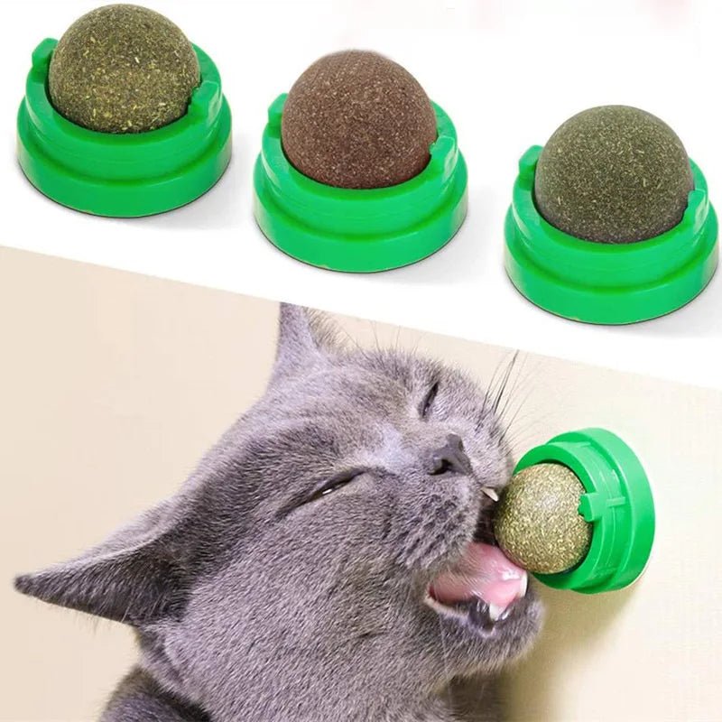 Griffoir pour chat boule à gratter grignoter