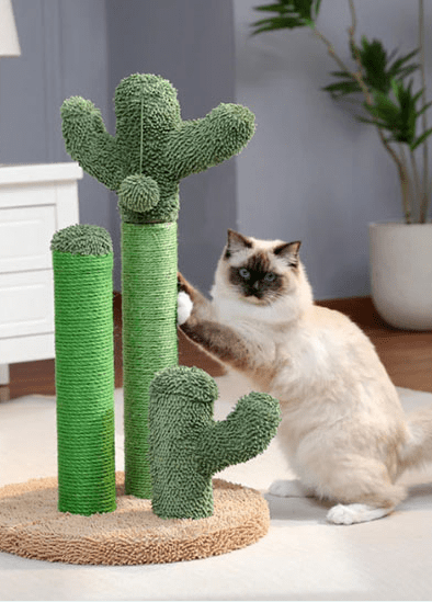 Griffoir pour chat - trois poteaux - Boutique Chat l'Heureux