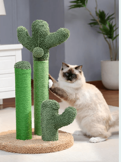Griffoir pour chat - trois poteaux - Boutique Chat l'Heureux