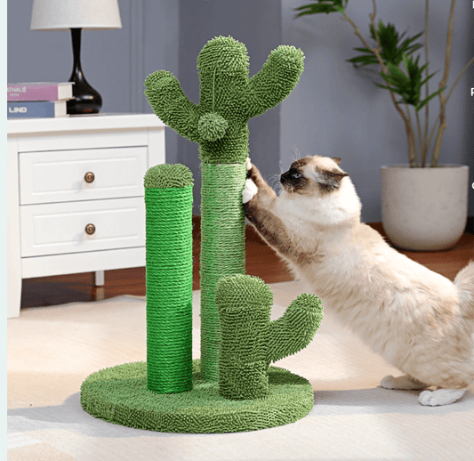 Griffoir pour chat - trois poteaux - Boutique Chat l'Heureux