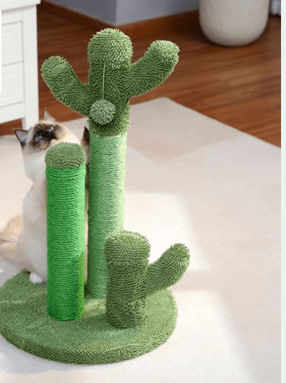 Griffoir pour chat - trois poteaux - Boutique Chat l'Heureux