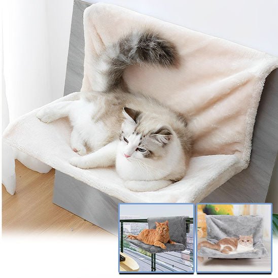 Hamac pour chat radiateur luxueux couleurs