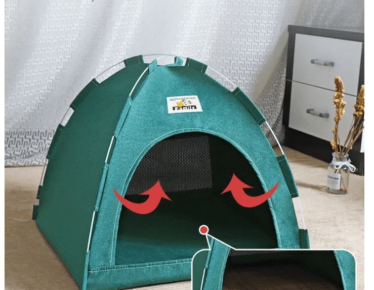 Maison pour chat tente camping respirante