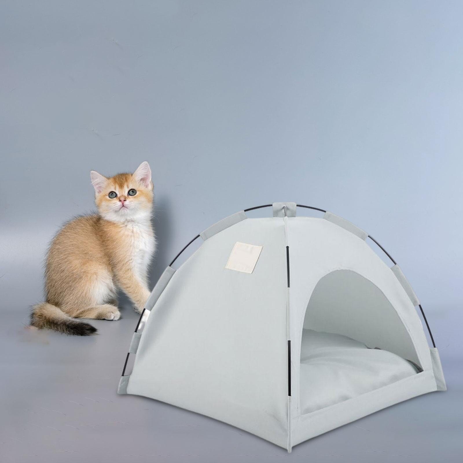 Tente Chat - CatTentBed™  Gris Cyan très mignon