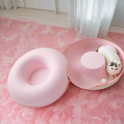 Lit pour Chat - Chat-Condo™  Rose intérieur