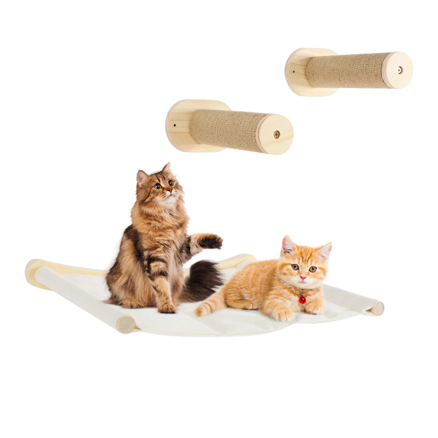 Arbre a chat bois muraux moderne pour repos