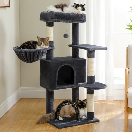 Arbre à chat - Compact Élégance - Boutique Chat l'Heureux