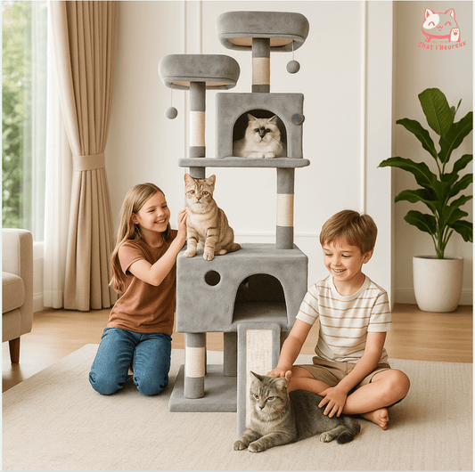 Arbre a chat Tour escalade argent