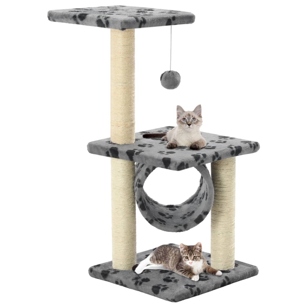 Arbre a chat tunnel et balle suspendu