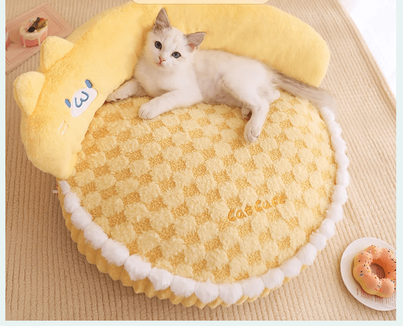 Canapé pour chat luxe pause café