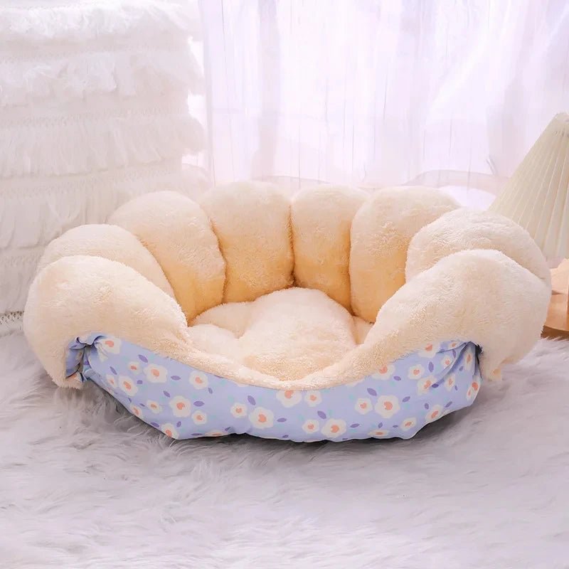 Canapé pour chat rétractable en bleu