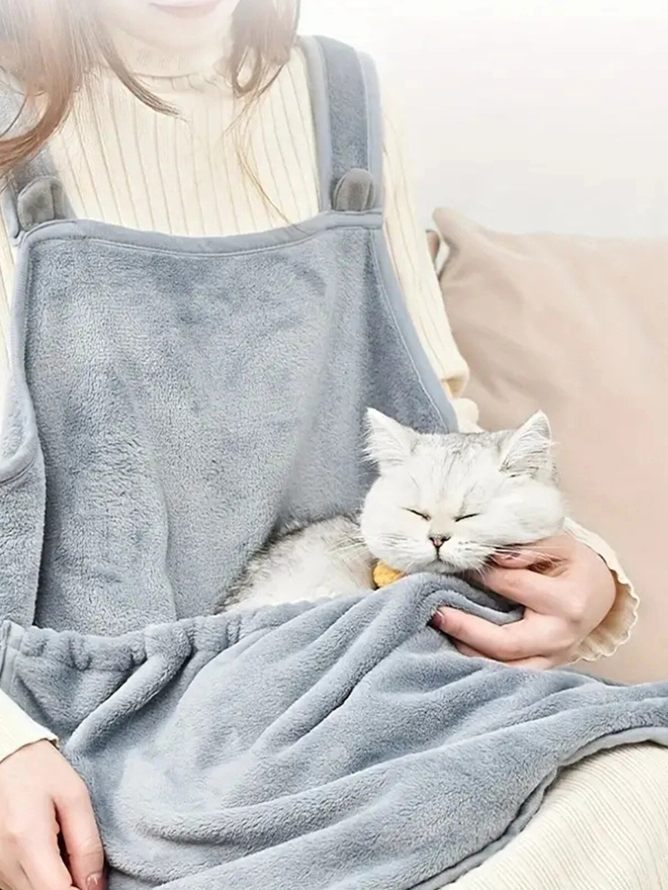 Couchage pour chat tablier pour repos collé