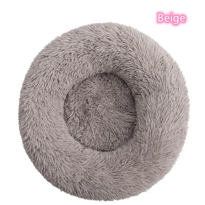 Coussin lit pour chat beige douillet