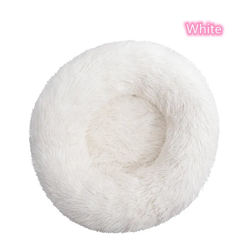 Coussin pour chat moelleux enveloppant couleur blanc douillet
