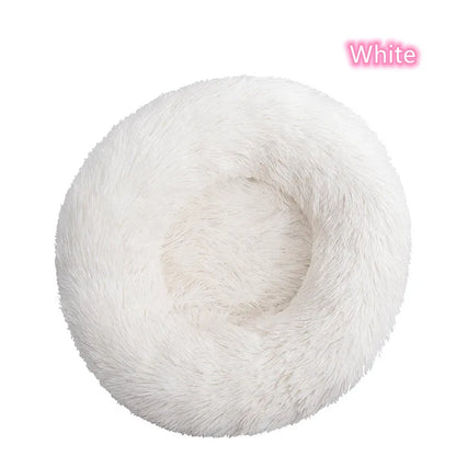 Coussin pour chat moelleux enveloppant couleur blanc douillet