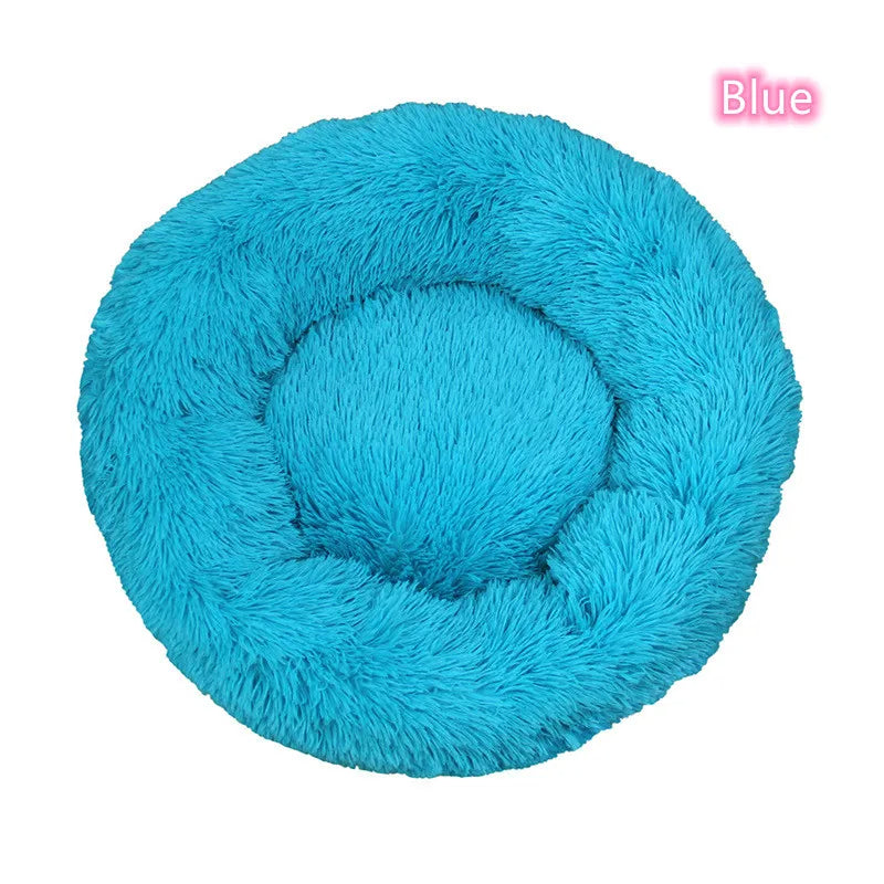 Coussin pour chat moelleux enveloppant couleur bleu douillet 