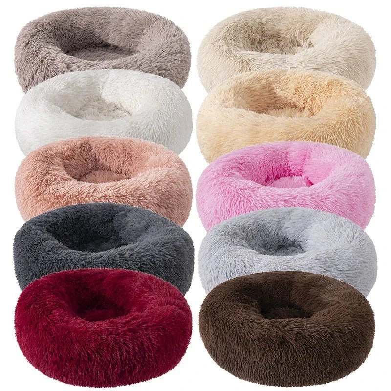 Coussin pour chat moelleux enveloppant toutes couleurs