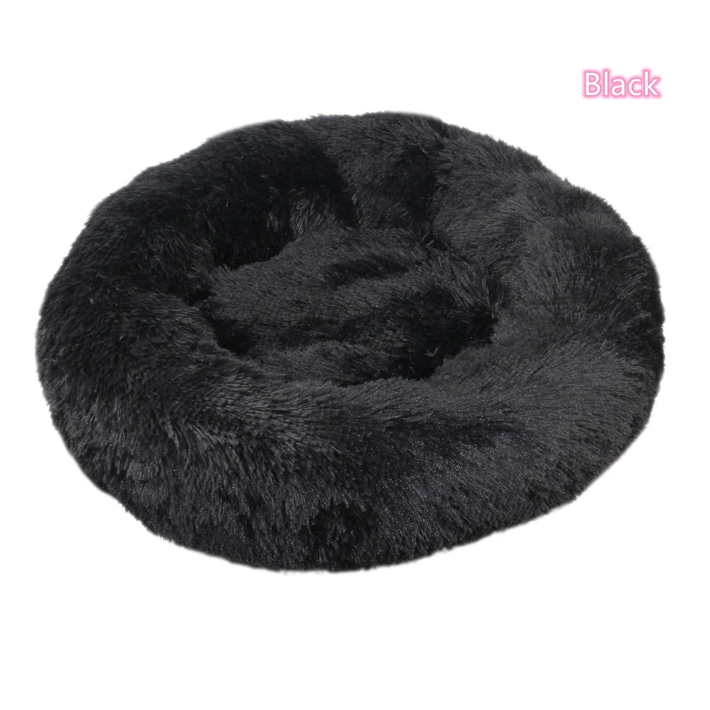 Coussin pour chat moelleux enveloppant couleur noir douillet
