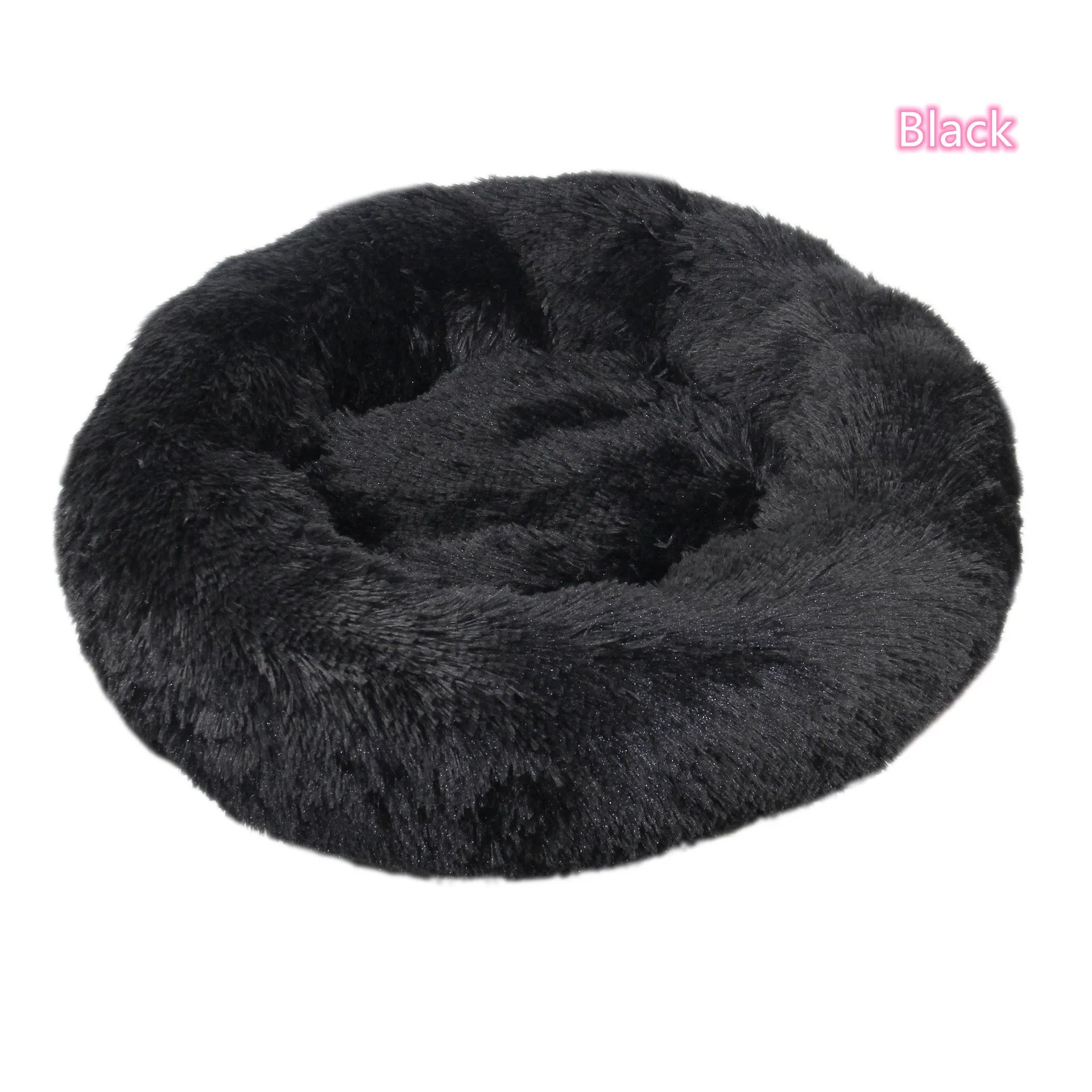 Coussin pour chat moelleux enveloppant couleur noir douillet