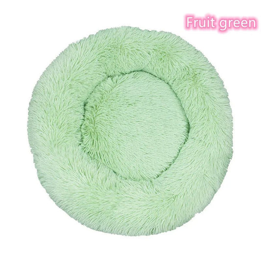 Coussin lit pour chat vert fruit douillet
