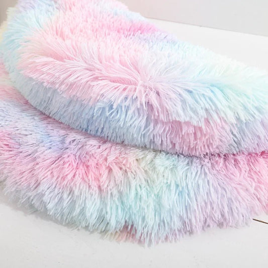 Coussin pour Chat  couleur Arc-en-ciel douillet