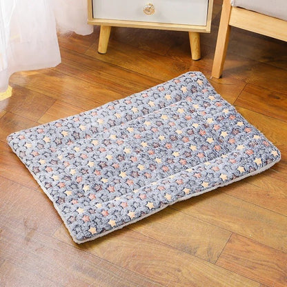 Coussin pour chat en tapis ultra couleur bleu