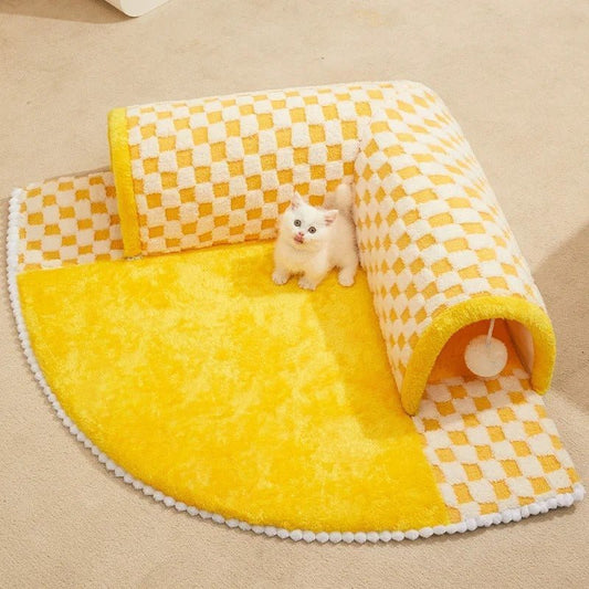 Coussin pour chat tunnel large