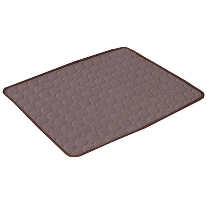 Coussin tapis pour chat rafraichissant brun