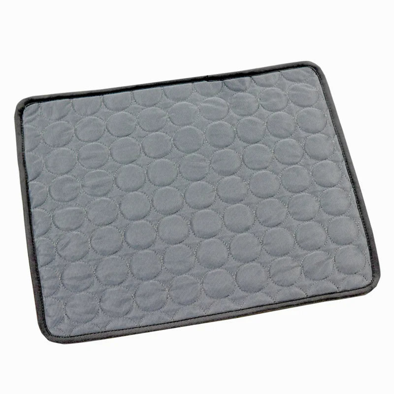 Coussin tapis pour chat rafraichissant gris