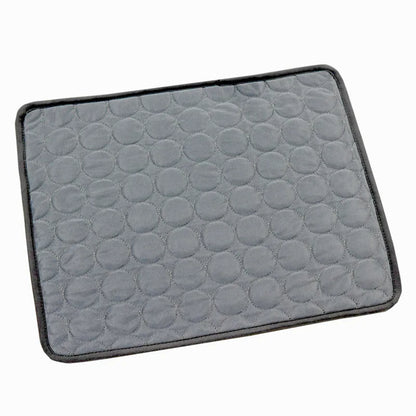 Coussin tapis pour chat rafraichissant gris