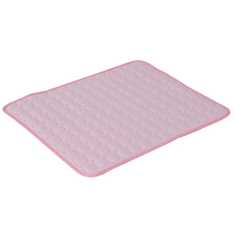 Coussin tapis pour chat rafraichissant rose