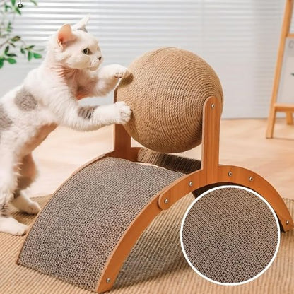 Griffoir pour chat avec boule et planche