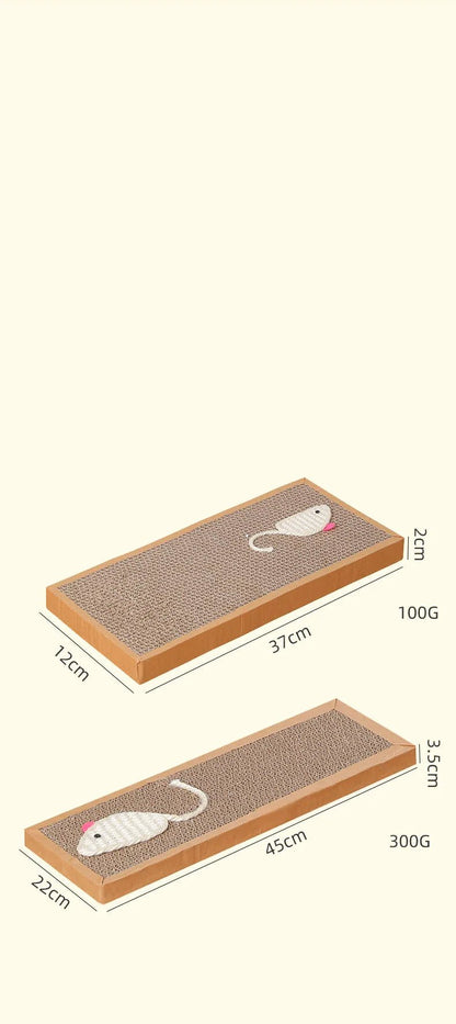 Griffoir pour chat en planche deux dimension