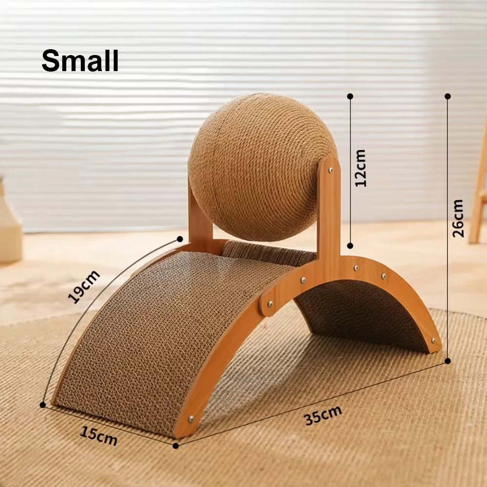 Griffoir pour chat grandeur petit de 35 cm par 15 cm par 26 cm