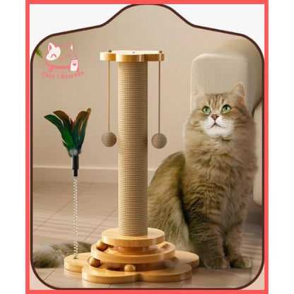 Griffoir pour chat plateau tournant