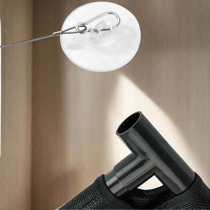 Hamac pour chat dans fenêtre avec ventouse et corde setup