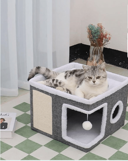 Maison pour chat - condo - meuble - Boutique Chat l'Heureux