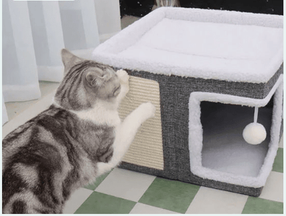Maison pour chat - condo - meuble - Boutique Chat l'Heureux