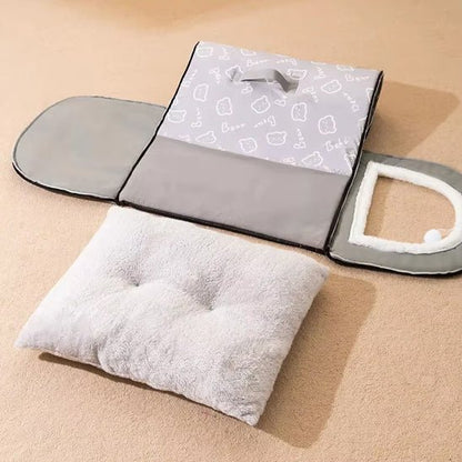 Maison pour chat en forme de dôme setup