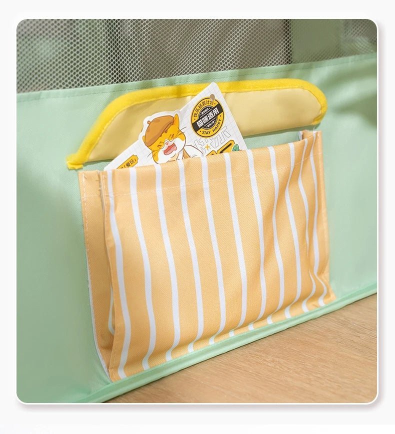 Maison pour chat salle de jeu  verte avec pochette 