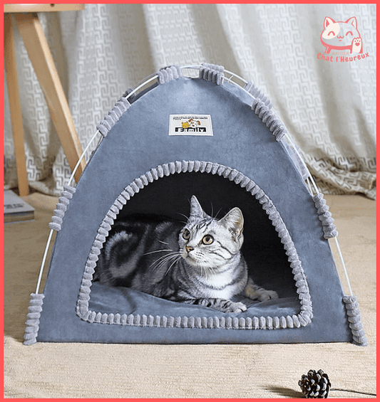 Maison pour chat tente camping