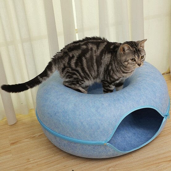 Lit pour Chat - Chat-Condo™ Bleu pour se blottir 