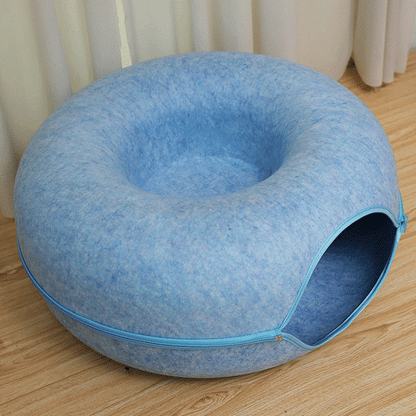 Lit pour Chat - Chat-Condo™ Bleu pour chat heureux