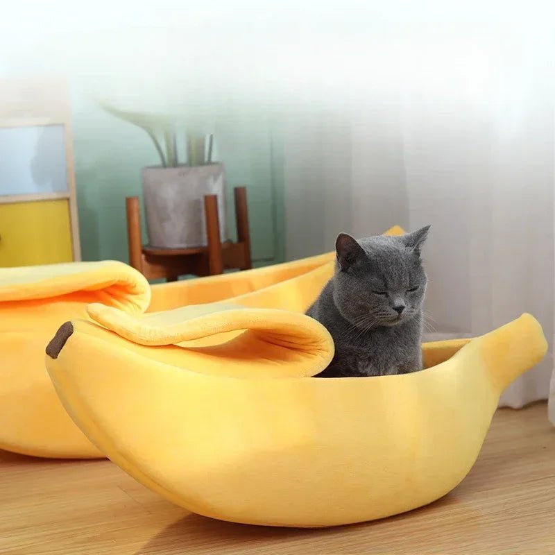 Panier banane pour chat pour un bon repos