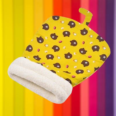 Panier pour  Chat Couchage Jaune