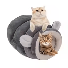 Panier pour chat forme de petite grotte amusante