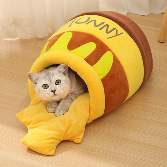 Panier pour chat pot de miel vrai petit cocon